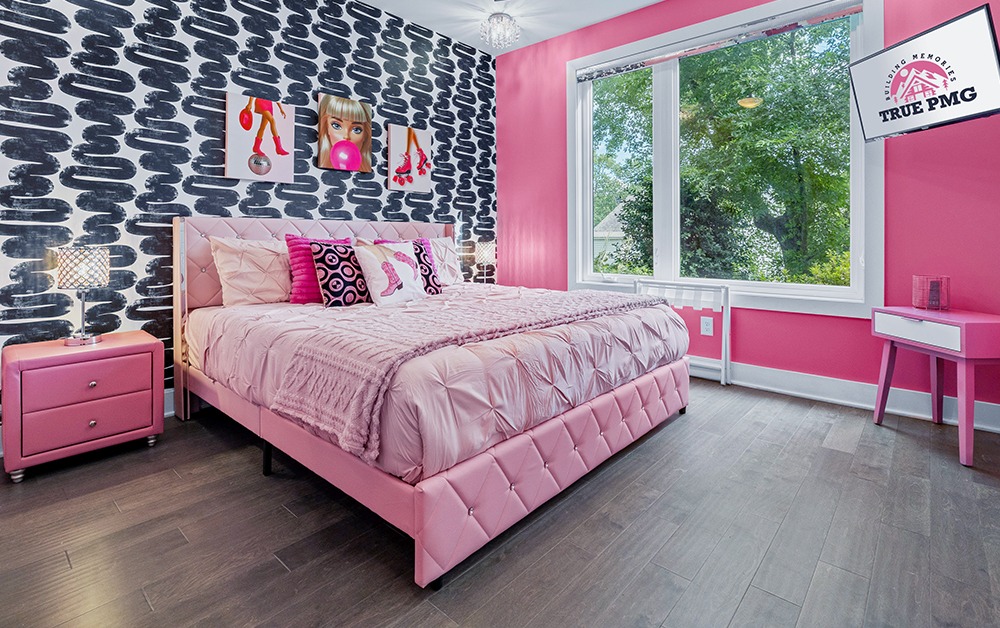 Luxury bachelorette house in Nashville with modern party-ready design give me description